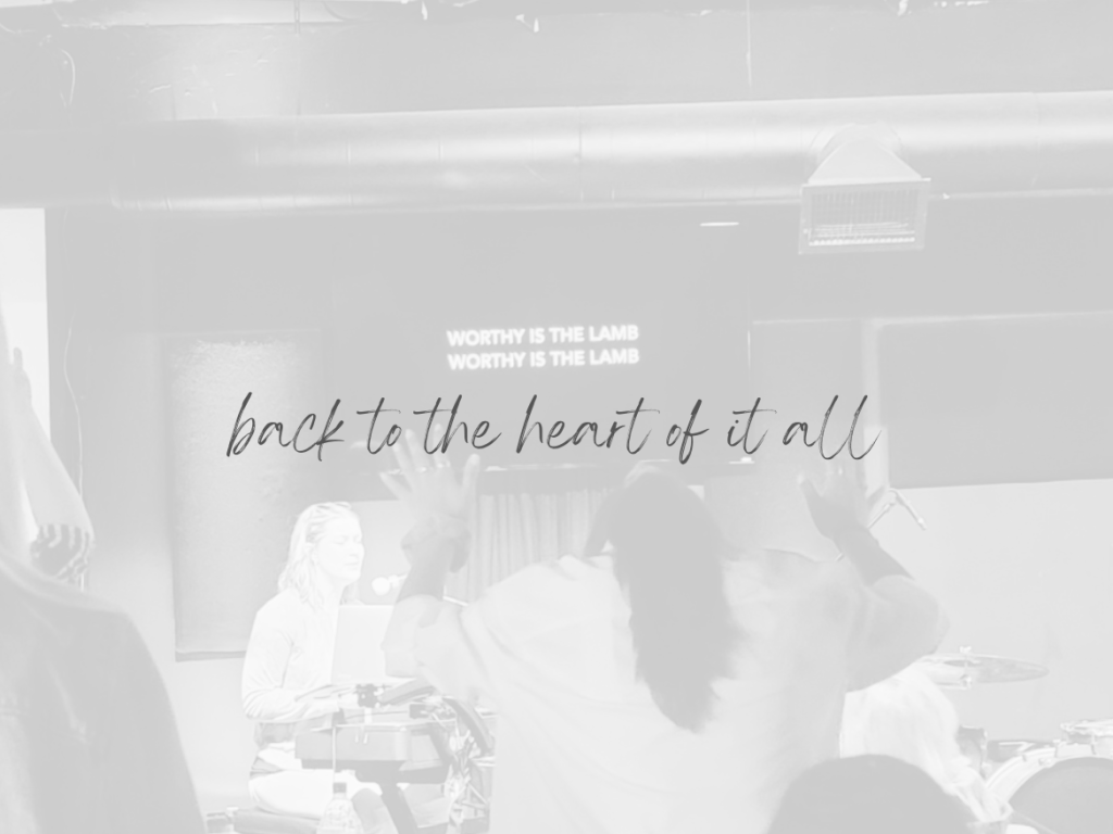 Back to the Heart of It All – restoring God’s authority over His blessings in our&nbsp;lives