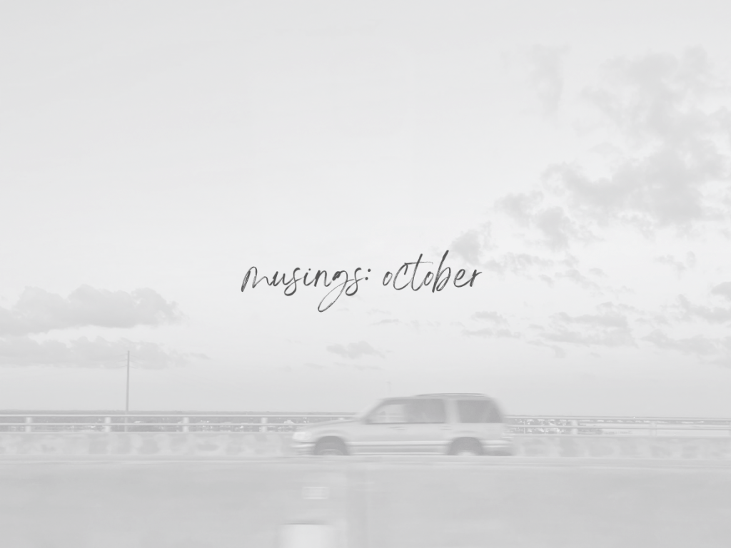 October Musings: The Quiet Selfless&nbsp;Life